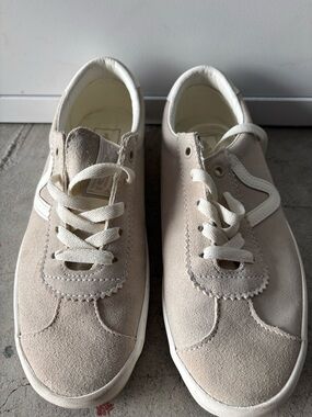 Vans Off-White Suede Low-Top Sneakers